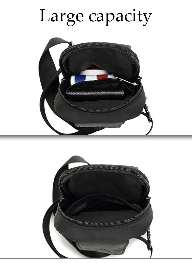 DUNISO - Crossbody Bag for Men and Women Waterproof Sling Bag Travel Passport Wallet Bag for Cell Phone, Casual Chest Bag Multipurpose Daypack for Sports,Travel - Image 1