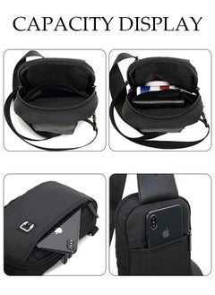 DUNISO Crossbody Bag for Men and Women Waterproof Sling Bag Travel Passport Wallet Bag for Cell Phone, Casual Chest Bag Multipurpose Daypack for Sports,Travel  - Image 4