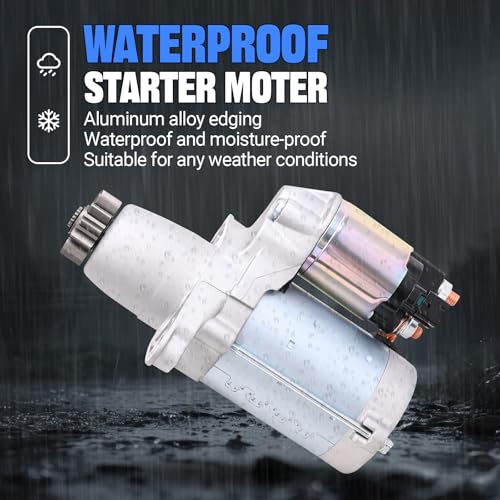 Tutor Auto 17825N Starter Motor New Replacement for 02-17 Toyota Camry 04-19 Highlander 04-16 Sienna 06-18 RAV4 02-08 Solara 05-18 Avalon, 02-19 Lexus RX330 RX350 ES330 ES350 NX200t, Scion XB TC, Pontiac Vibe - Image 5