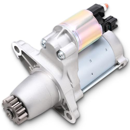 Tutor Auto 17825N Starter Motor New Replacement for 02-17 Toyota Camry 04-19 Highlander 04-16 Sienna 06-18 RAV4 02-08 Solara 05-18 Avalon, 02-19 Lexus RX330 RX350 ES330 ES350 NX200t, Scion XB TC, Pontiac Vibe - Image 1
