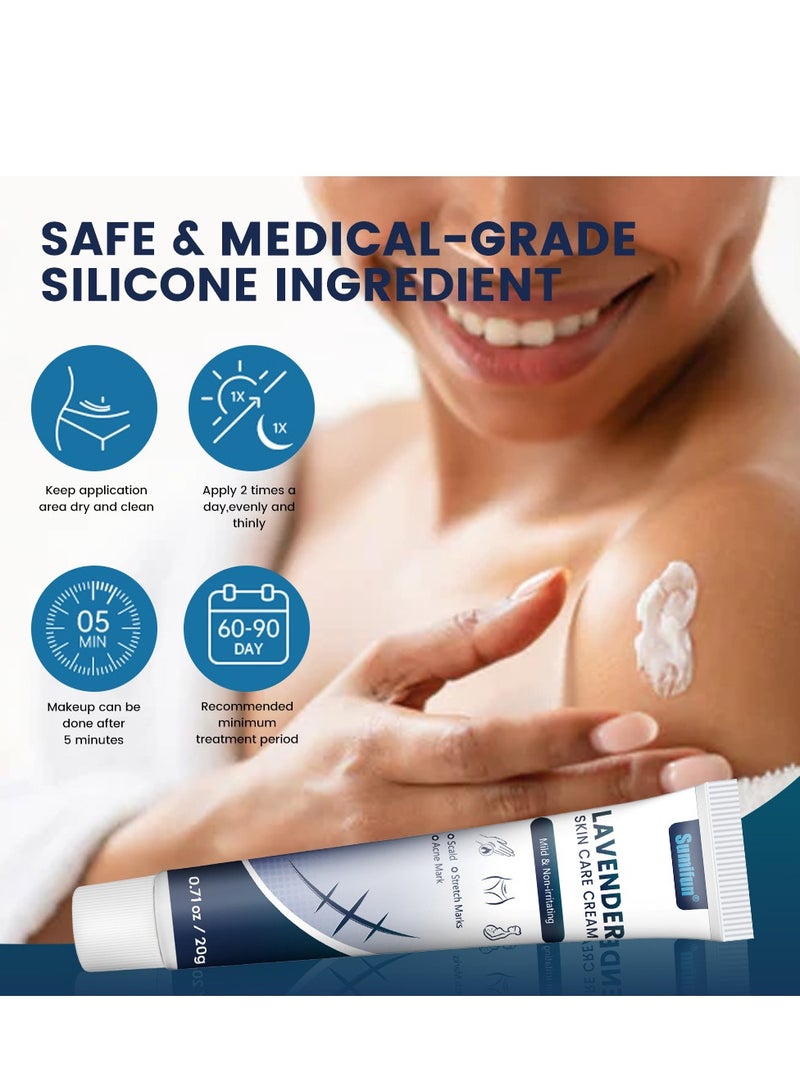 سوميفون كريم جل مزيل للندبات من بتركيبة عشبية لاخفاء الندوب وعلامات حب الشباب وتغذية البشرة الجافة وتجديد الرطوبة والترطيب العميق للجلد، 20 مل - Image 3