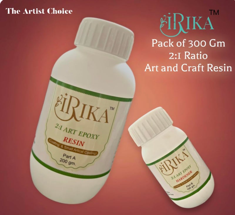 IRIKA combo Oceans Theam Opaque Paste Pigment For Resin Art with 300 gm resin set / 2:1 ratio/art and craft / 12 hr cured time / 20 min potlife - Image 4