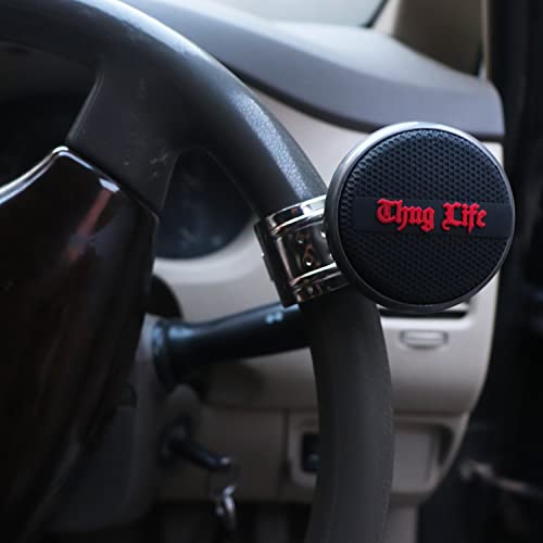 SARTE SA04KB4 Universal Car Steering Knob Wheels Spinner Knob, 360° Rotation Steering Wheel Knob, Car Power Handle Spinner, Silicone Rubber Grip (RANDOM DESIGN | Red) - Image 2