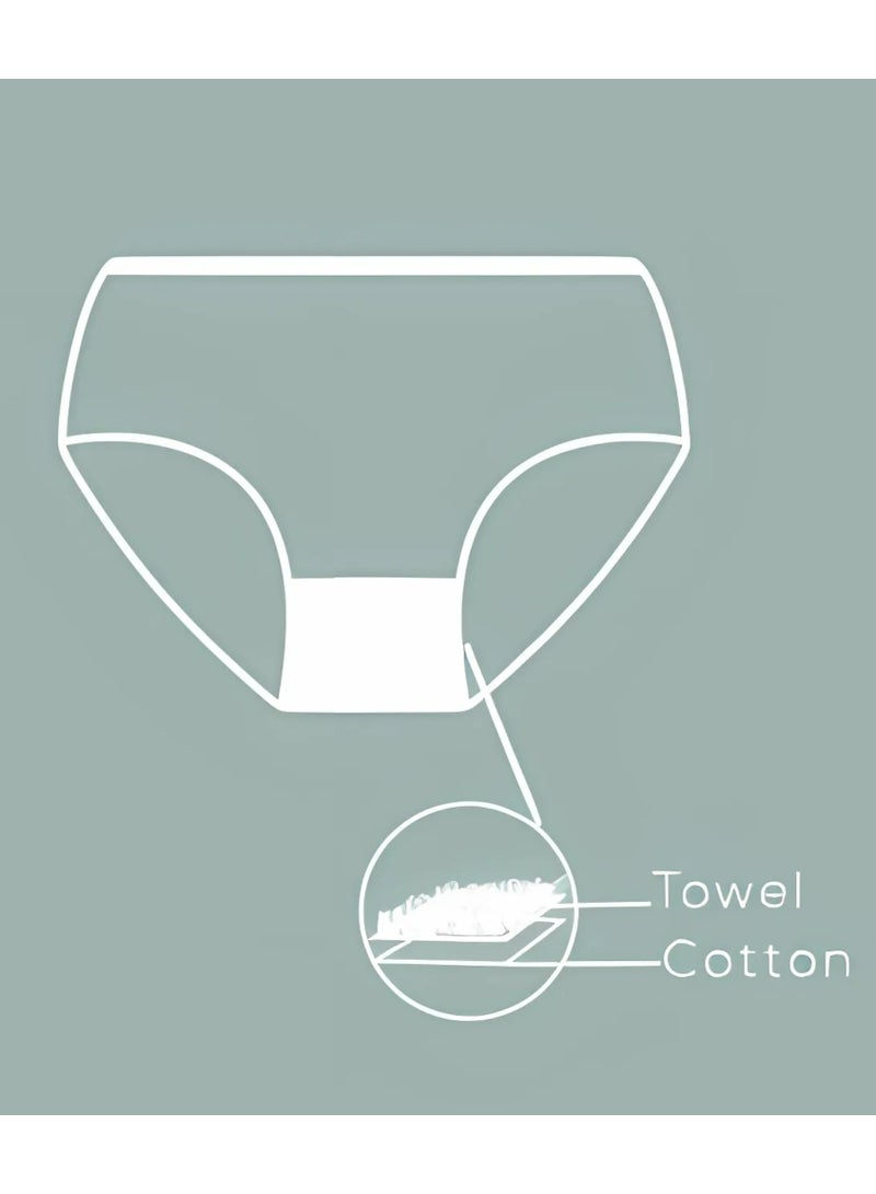 Milk Pack of 5 Midi Padded Cotton Panties for Women - Image 4