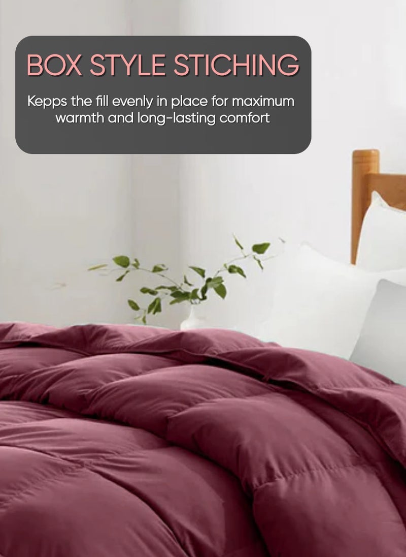 بلوبيري لحاف كستنائي اللون ستوكات 240 × 260سم - Image 4