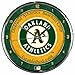 WinCraft MLB Oakland Athletics Chrome Clock, 12" x 12" - Image 2