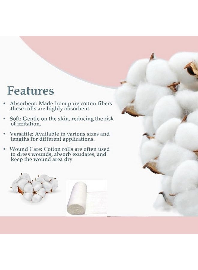 Dutiful Pure Cotton Wool Rolls For For Cometic & Skincare Use| Baby Care| Soft Cotton for cleaning Wound's | Art & Craft's | Medical Use |Beauty Care | Makeup Remover | First Aid | Facial Cleaning | Multipurpose Use Soft Absorbent & Hypoallergenic (400 Gram) pack Of 1 - Image 2