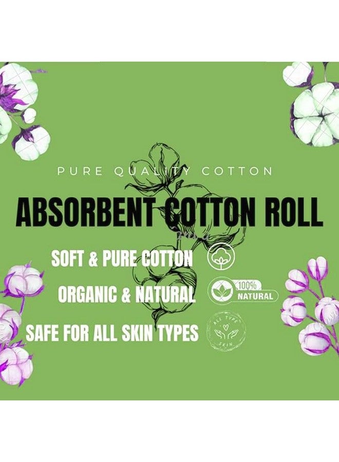 Dutiful Pure Cotton Wool Rolls For For Cometic & Skincare Use| Baby Care| Soft Cotton for cleaning Wound's | Art & Craft's | Medical Use |Beauty Care | Makeup Remover | First Aid | Facial Cleaning | Multipurpose Use Soft Absorbent & Hypoallergenic (400 Gram) pack Of 1 - Image 5