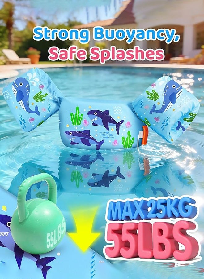 Perfect for Pool, Beach and Summer Water Activities  Suitable for family pools, beaches, resorts, and water parks. This baby swim vest for girls and boys is an ideal summer gift for children learning swimming and enjoying outdoor water games. - Image 4