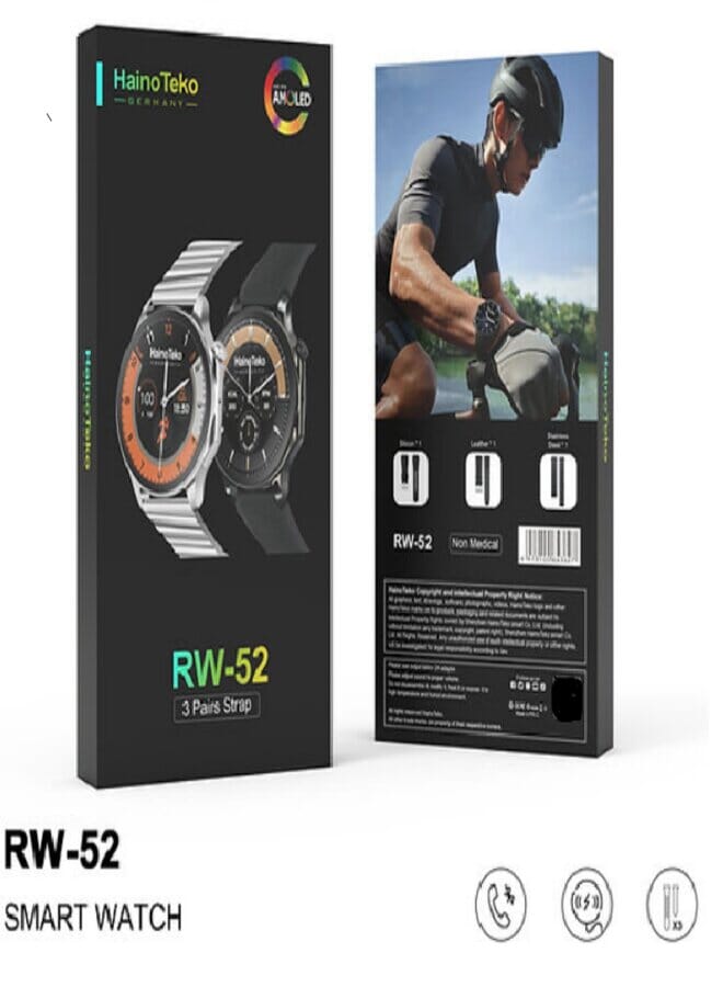 Haino Teko RW-52 Smartwatch With 3 Extra Pairs Strap - Image 1