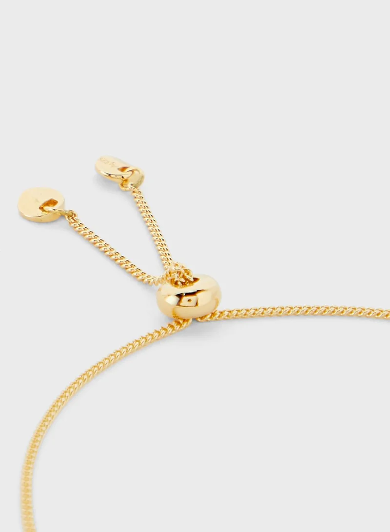 Michael Kors Logo Stone Detail Bracelet