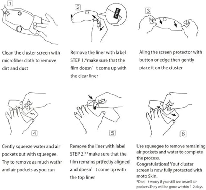Wivplex Motorcycle Dashboard Screen Protector - Image 3