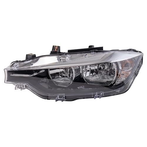 TRQ Left Headlight Assembly Drivers Side Compatible with 2016-2018 BMW 320i 328d 328d xDrive 2016 328i 328i xDrive 340i BM2518166 - Image 1