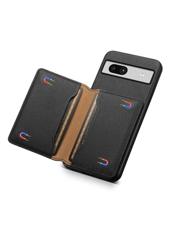 Green Tiger Case For Google Pixel 7a Calf Texture Card Bag Design Full Coverage Phone Case - Image 5