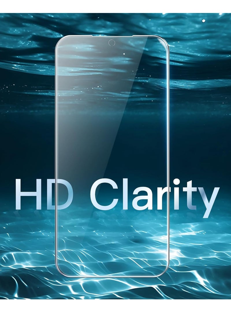 BORTONY Samsung Galaxy S25 Plus Case Cover Liquid Silicone Gel Rubber Soft Case with 2-Pack Tempered Glass 9H Hardness HD Crystal Clear Glass for Samsung Galaxy S25 Plus 6.2-inch - Image 5