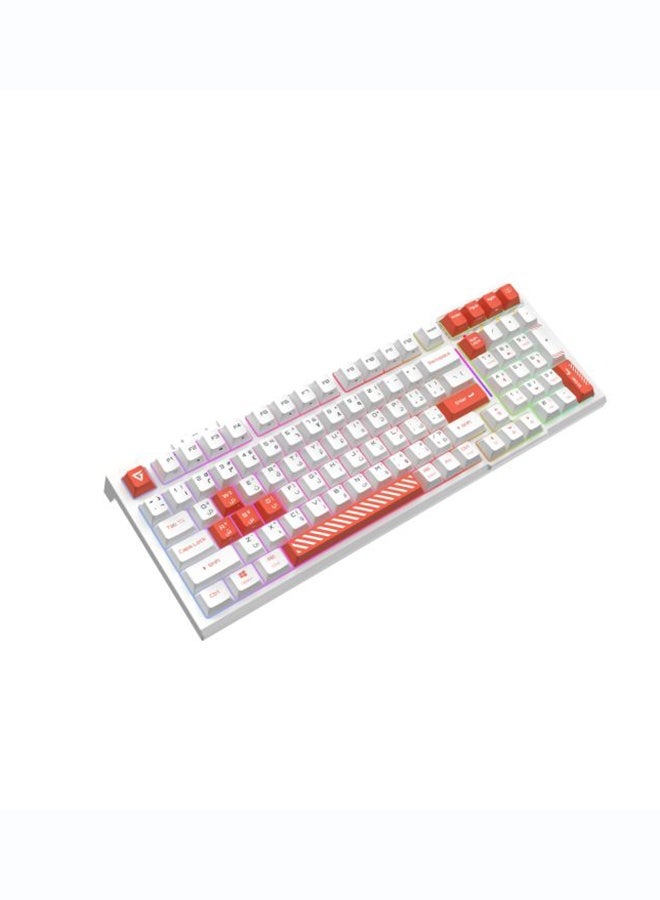جاميرتيك GamerTek Arcade Keys V2 Mechanical Keyboard - White - Image 2