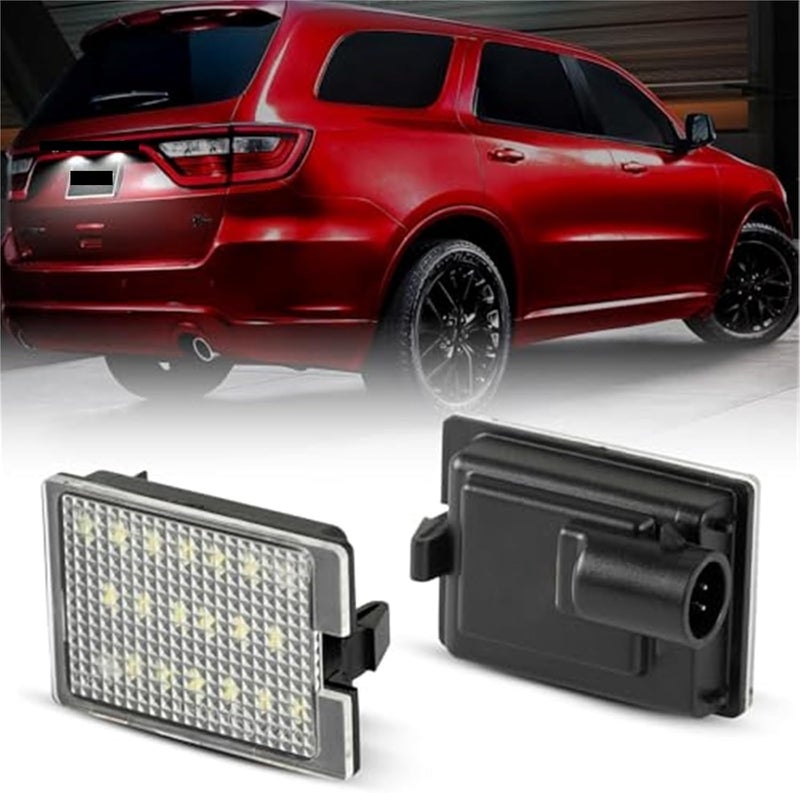 Wivplex LED License Plate Lights for Dodge Durango 2014-2020 - Image 1