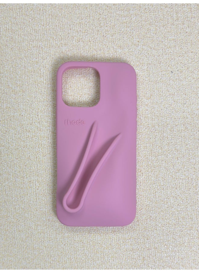 rhode Simple Lip Support Adhesive Iphone Mobile Phone Case, Mobile Phone Lip Gloss Rubber Case 