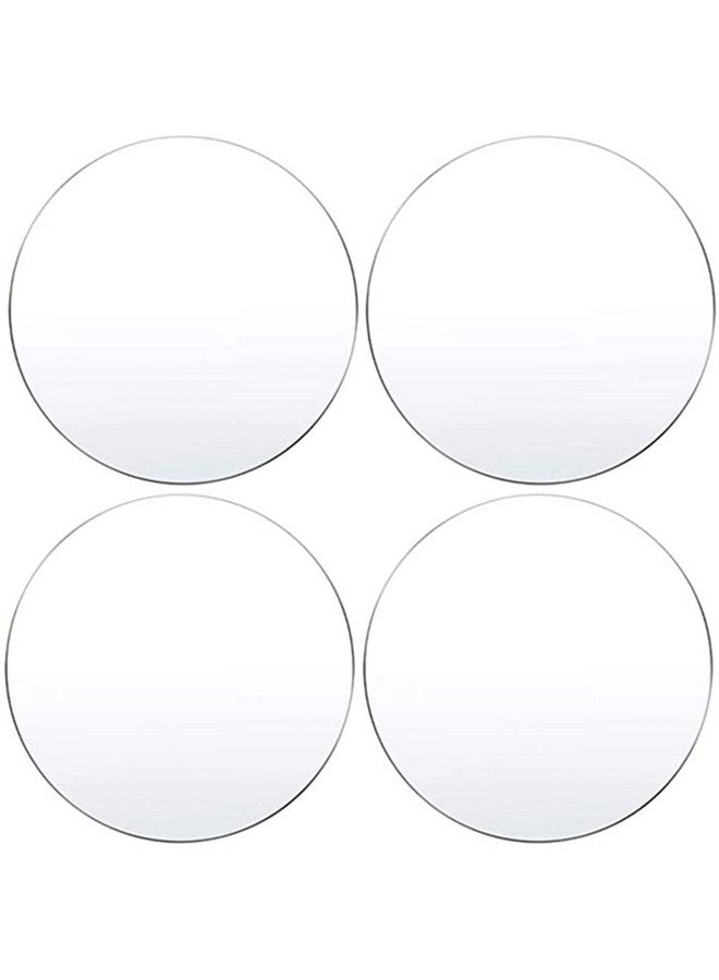Clear Acrylic Circle Acrylic Round Disc Acrylic Circle Blank Plastic Disc for Cake Holders Coasters Frame Painting Art Project DIY Crafts Protection for Furniture (3mm 6 inch Dia 4 pcs)  - Image 1