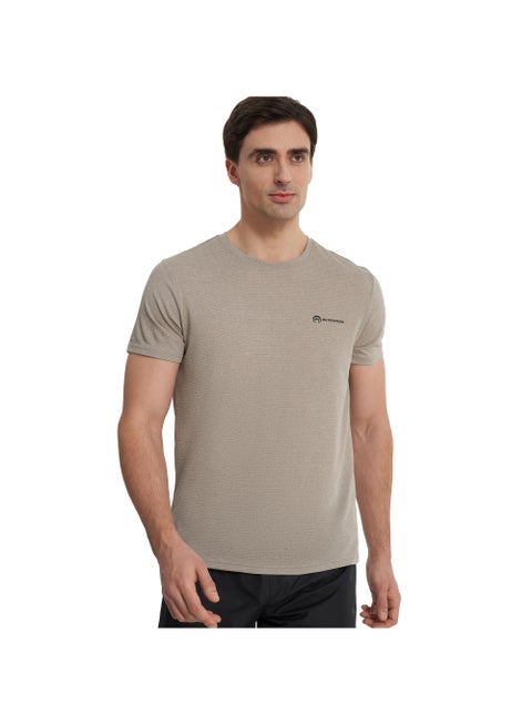 تي شيرت بيج للرجال من أوتفينتشر - قماش خفيف الوزن وقابل للتنفس، تصميم كلاسيكي، ناعم ومريح للارتداء في الهواء الطلق والملابس العادية