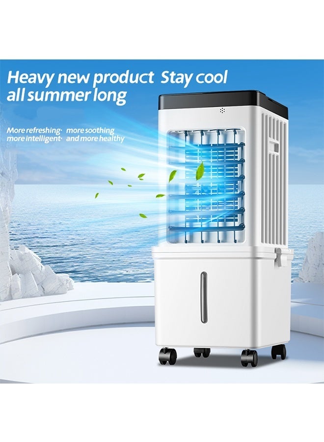 JCB CHIC Evaporative Air Cooler Fan with Remote,3 Speeds & Oscillation， 3-in-1 Cooling Fan & Humidifier with 4 Ice Packs，Portable Air Conditioners Fan for Home Office - Image 5