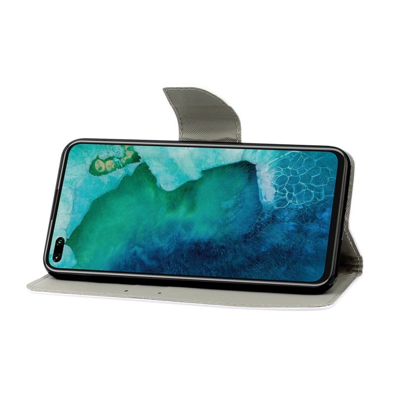 HuHa Protective Cover For Huawei Honor V30 / V30 Pro Colored Drawing Horizontal Flip Leather Case with Holder & Card Slot & Wallet(Blue Coconut Grove) - Image 5