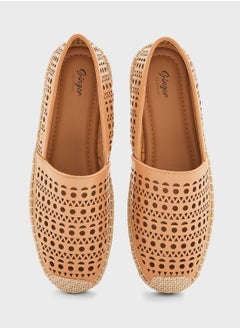 Ginger Laser Cut Out Espadrille  - Image 4