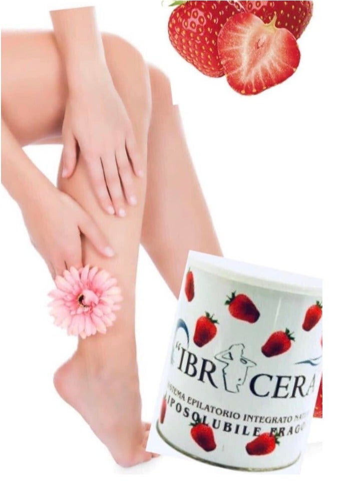 IBR Cera Strawberry Hair Removal Wax – 600ml | Wax for Smooth Skin, Hair Removal & Skin Care for Men and Women - Image 2