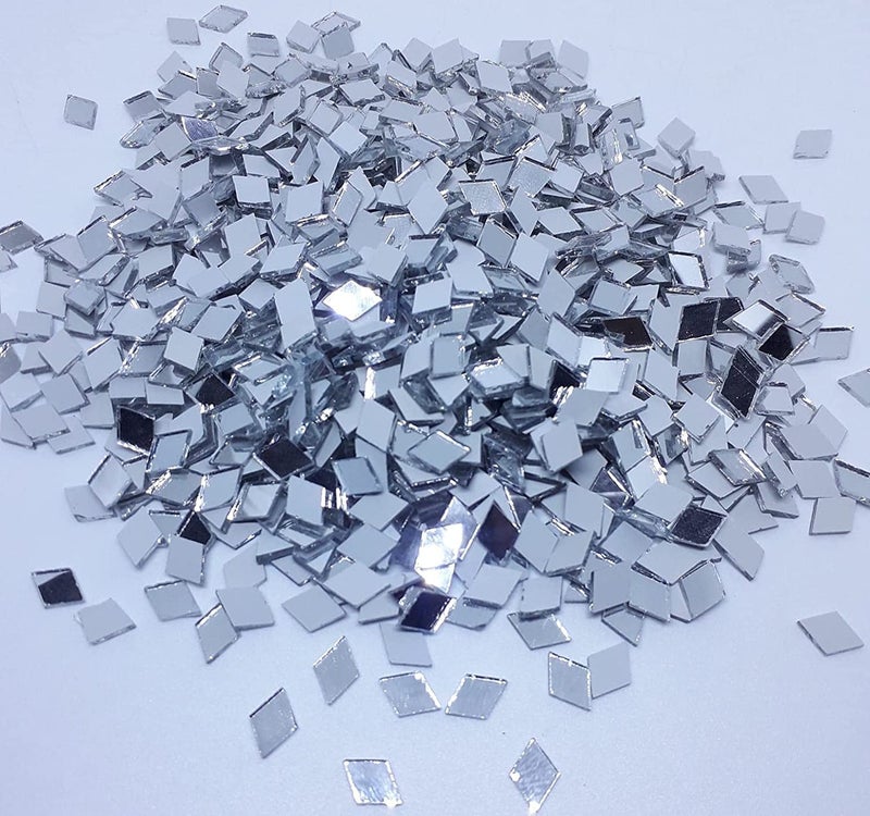ZILZON ZILZON Rhombus Shape Glass Mirror 5 mm Pack of 350 pcs 