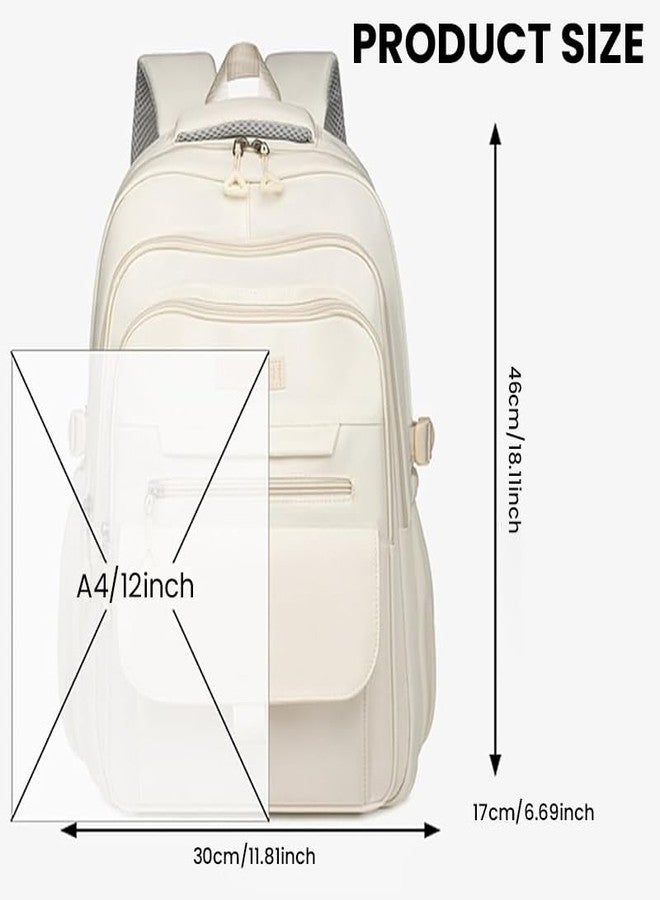 PALAY® School Cute Aesthetic Backpack Girls Backpack for Students Kids Teen Girls Large Capacity Bookbags College Laptop Lightweight Bookbag Casual Travel Daypacks - Image 2