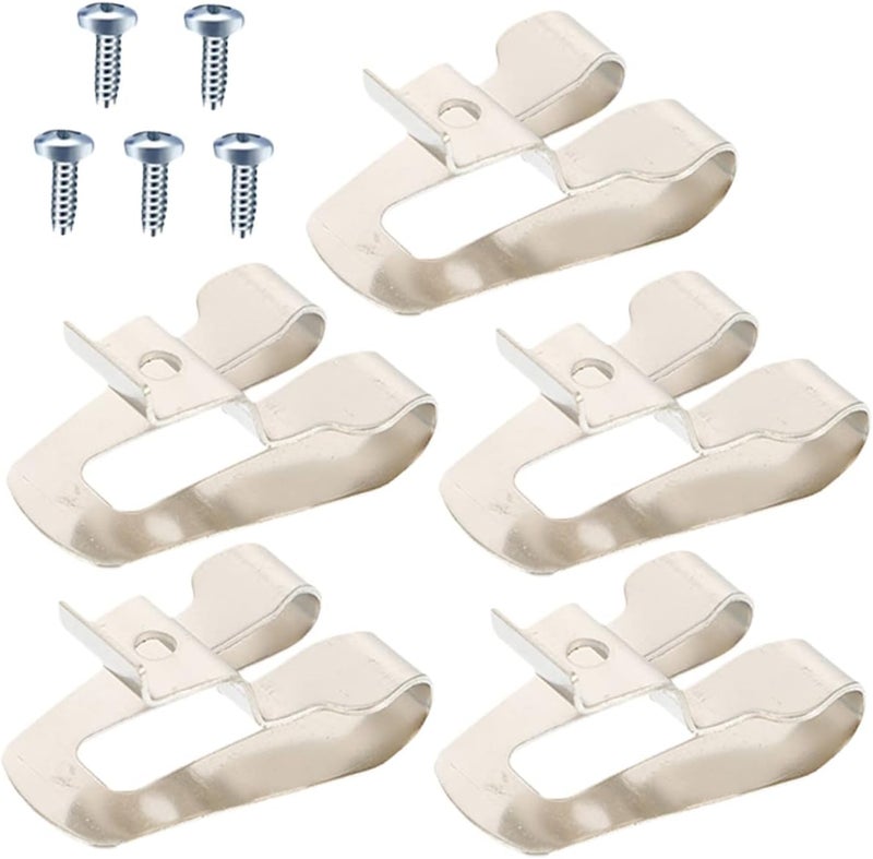 Hemobllo 5sets Steel Tool Belt Hook Clips Multifunctional Drill Holder for Tool Belt Screws Compact and Lightweight Accessory for Easy Carrying and Storage for Electricians and Handymen - Image 1