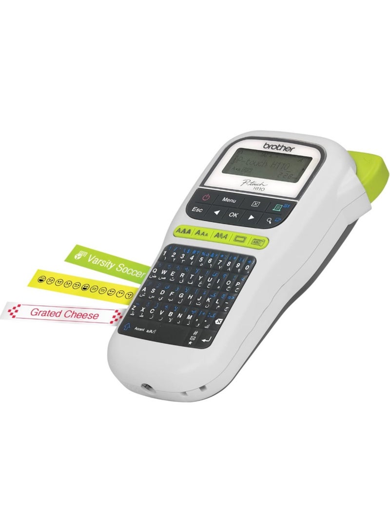 Brother printer P-Touch, PTH110, Easy Portable Label Maker, Lightweight, Qwerty Keyboard, One-Touch Keys, White - Image 3