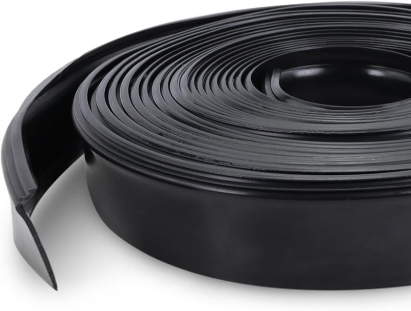 SoCiMa Black Rubber R854056 for RV 1-1/2" Slide-Out Wiper Seal (Clip-On) - 25 Feet - Image 1