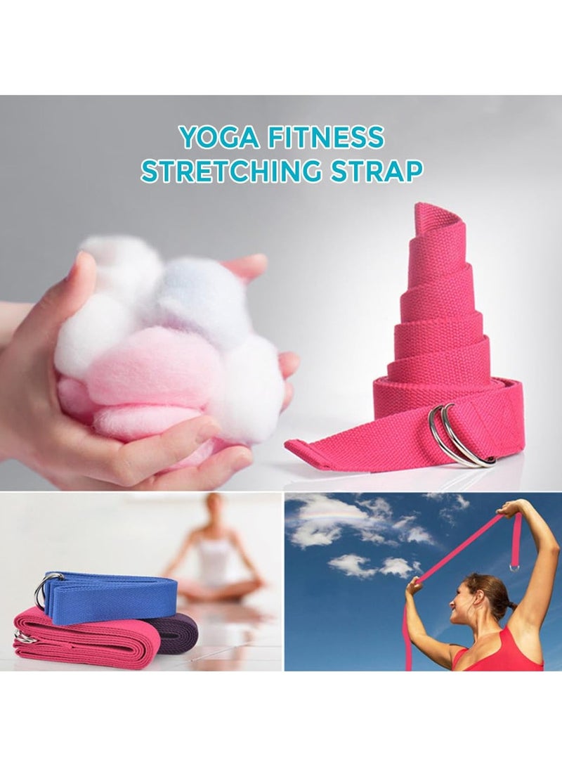 XiuWoo Yoga Sets for Women Pilates At Home Equipment Pilates Magic Ring Booty Bands for Working Out Glutes Yoga Ball 25cm Figure 8 Resistance Band Yoga Bands for Stretching - Image 2