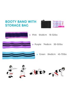 XiuWoo Yoga Sets for Women Pilates At Home Equipment Pilates Magic Ring Booty Bands for Working Out Glutes Yoga Ball 25cm Figure 8 Resistance Band Yoga Bands for Stretching  - Image 3
