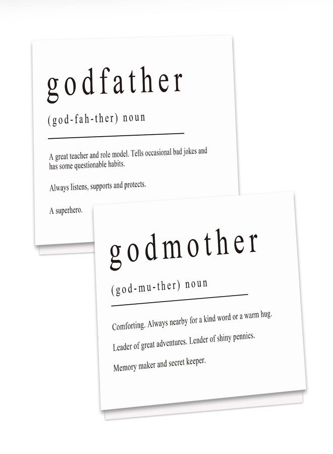 Spercy Godparents Proposal Cards, Set of 2, Will You Be My Godmother/Godfather Card - Image 4