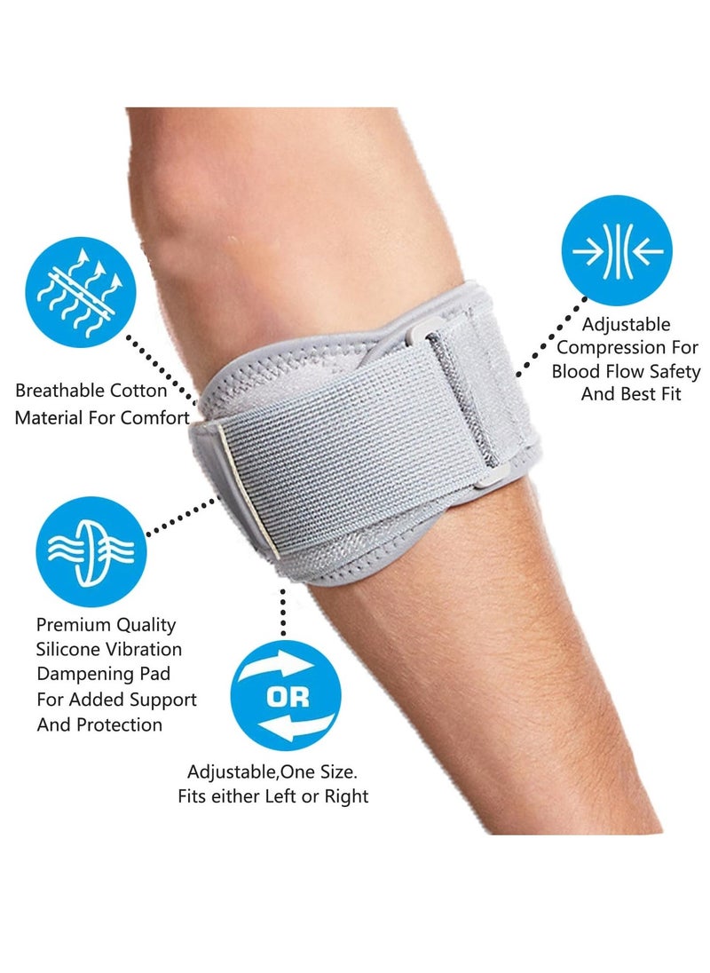 Generic Elbow Brace, for Tendonitis, Tennis & Golfer's Elbow Pain Relief, Elbow Brace Support Strap for Men and Women for Weightlifting, Tennis, Golf, Pressure Relief & Sports Injury Recovery  - Image 4