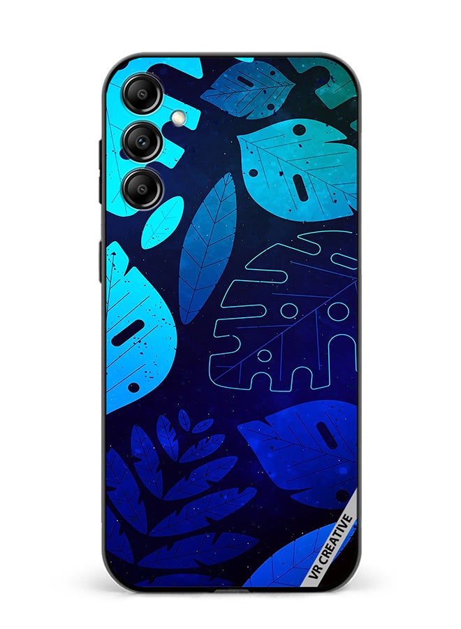 VR CREATIVE Protective Case Cover For Samsung Galaxy A15 5G/A15 Blue Tropical Leaves Design Multicolour - Image 1