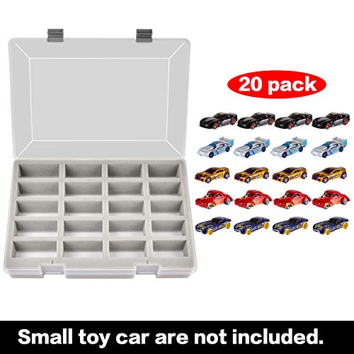 FULLCASE ADAM Case Compatible with Hot Wheels Cars. Toy Organizer Storage Container Holds for Hot Wheels Car 20pcs. Display Carrying Holder with 4 Size of Slots (Box Only) - Image 3
