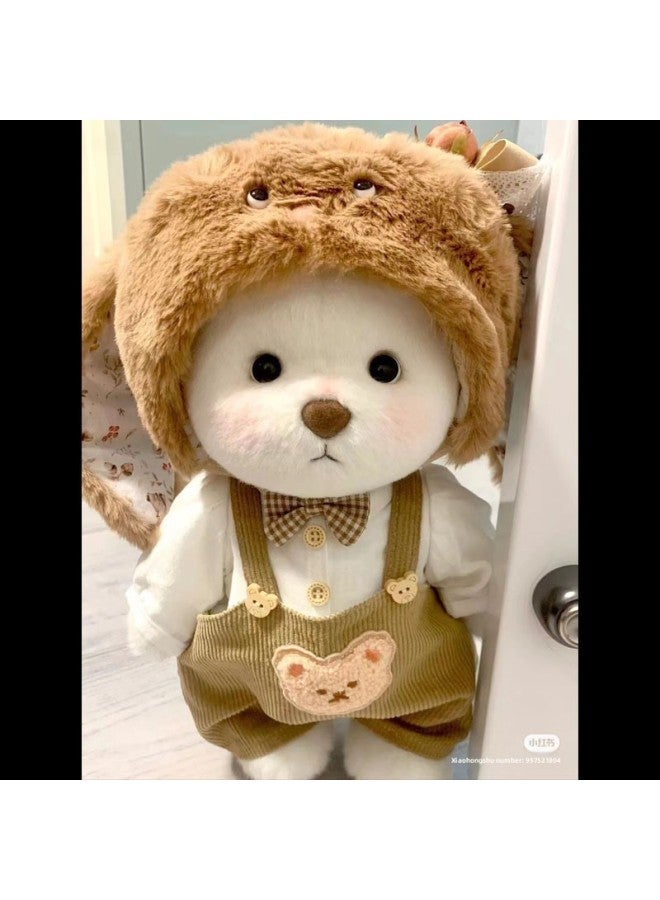 Mini 30cm Only Sells Plush Doll Clothes Cotton Teddy Doll Clothes Bear Baby-Colour:Bright Yellow