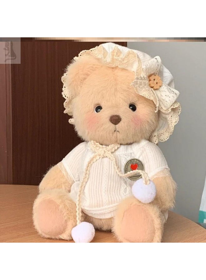 Mini 30cm Only Sells Plush Doll Clothes Cotton Teddy Doll Clothes Bear Baby-Colour:Bright Yellow
