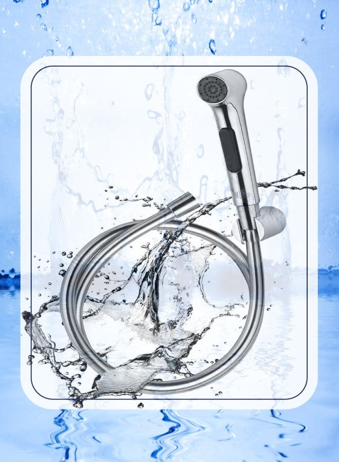 B Bagno 2 B BAGNO Silver Bidet Sprayer, Model No. SF02C - Image 1