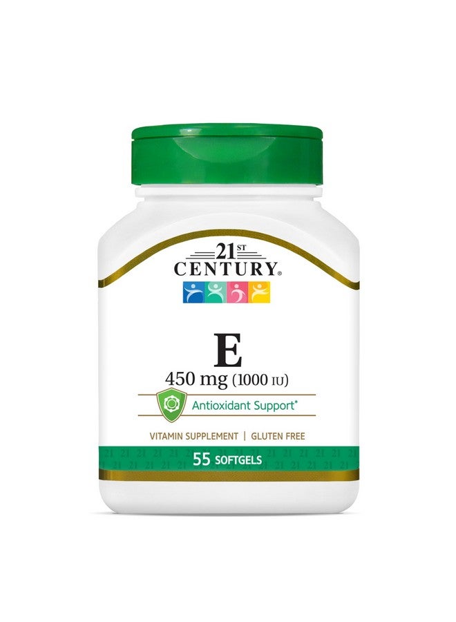 21st Century E 1000 I.U. (Dl-Alpha) Softgels, 55-Count - Image 1