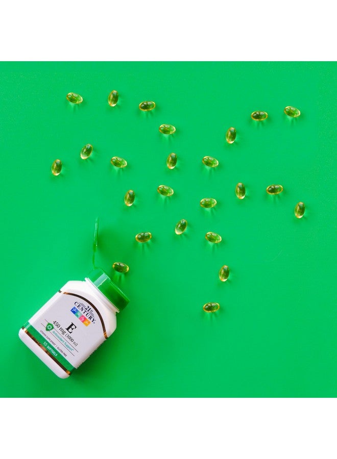 21st Century E 1000 I.U. (Dl-Alpha) Softgels, 55-Count - Image 4