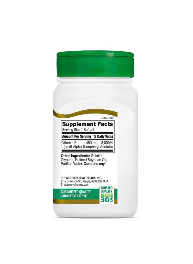 21st Century E 1000 I.U. (Dl-Alpha) Softgels, 55-Count - Image 5