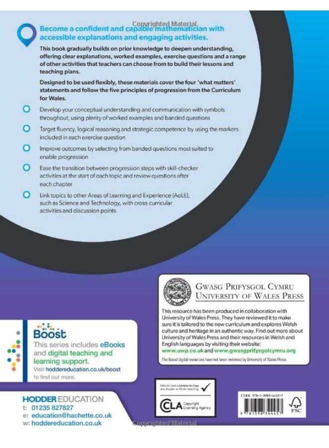 Curriculum for Wales: Mastering Mathematics for 11-14 years: Book 1 - Image 2