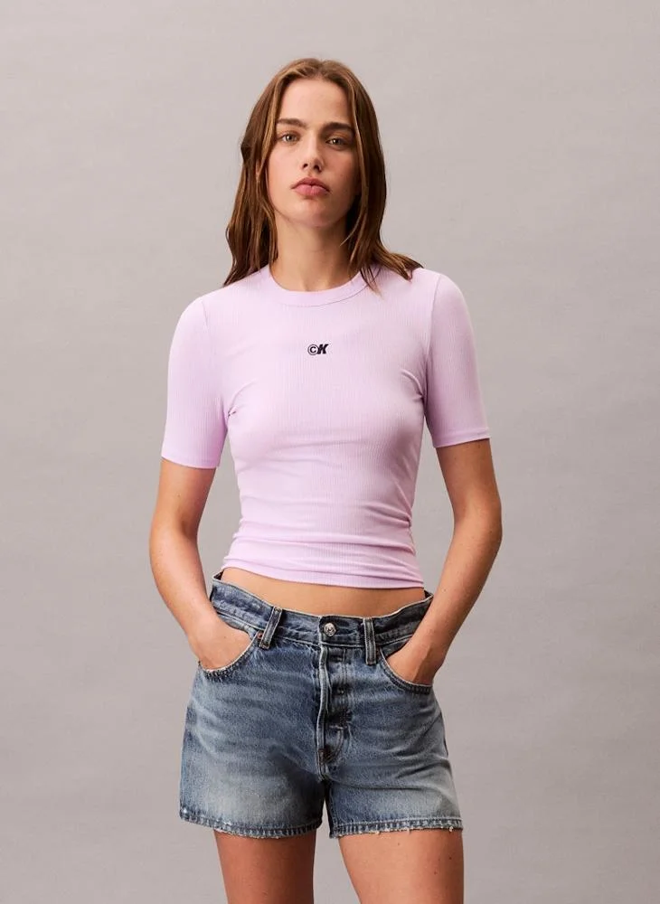 Calvin Klein Jeans Logo Crew Neck T-Shirt