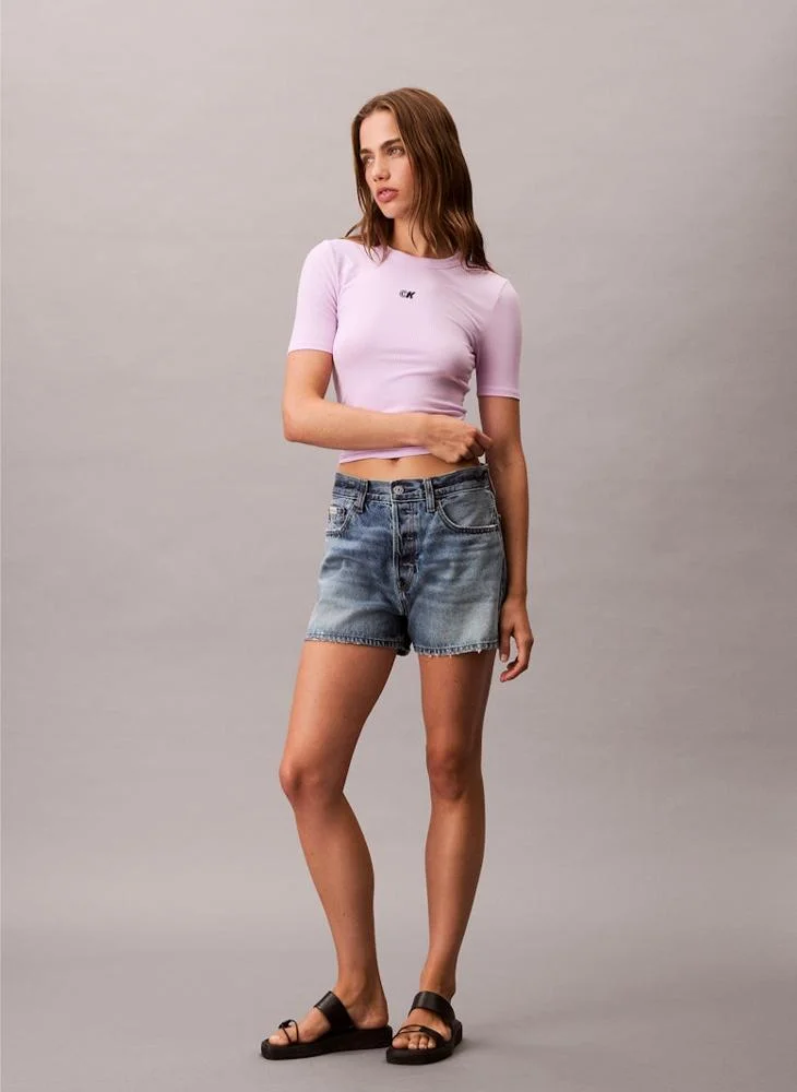 Calvin Klein Jeans  Logo Crew Neck T-Shirt for Women | Best Price UAE