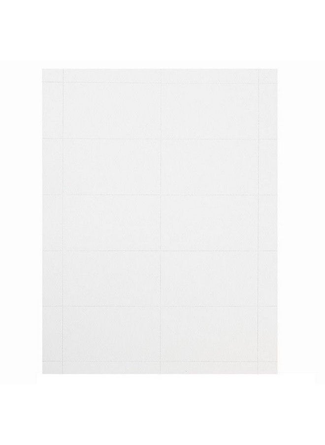 JAM Paper - Printable Business Cards 3 1 2 X 2 White Vellum 100 Pack - Image 1
