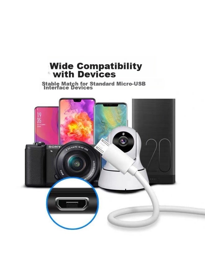 trendsetter كابل تمديد طاقة بطول 5 متر من تريندسيتتر لكاميرا شاومي، 360، شياوباي، يينغشي، هواوي، ليشوان، شياوي، تي بي-لينك، بوان، قياوان، كابل طاقة الكاميرا، كابل بيانات أندرويد بطول 5 متر - Image 4